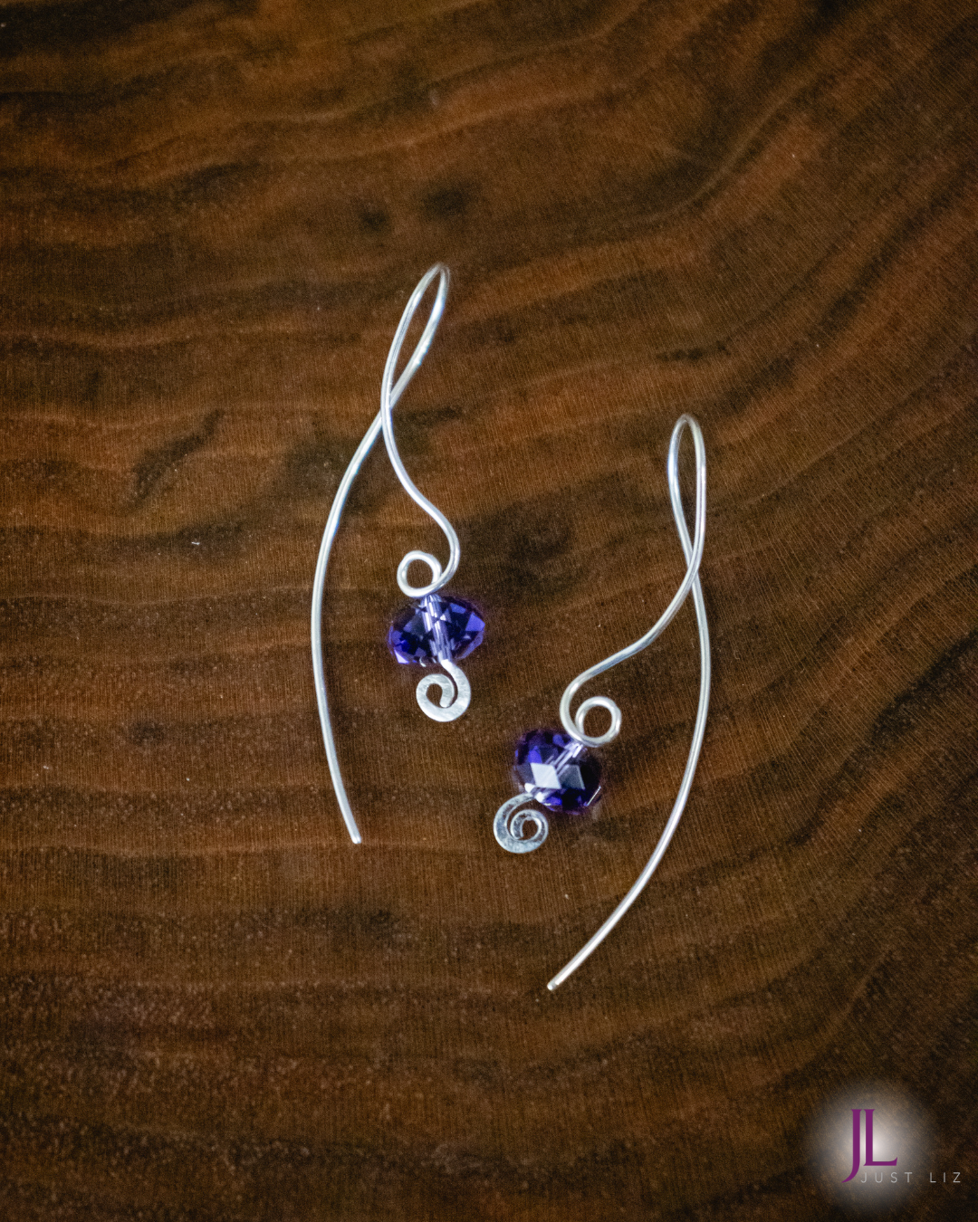 Tanzanite Bead Earrings