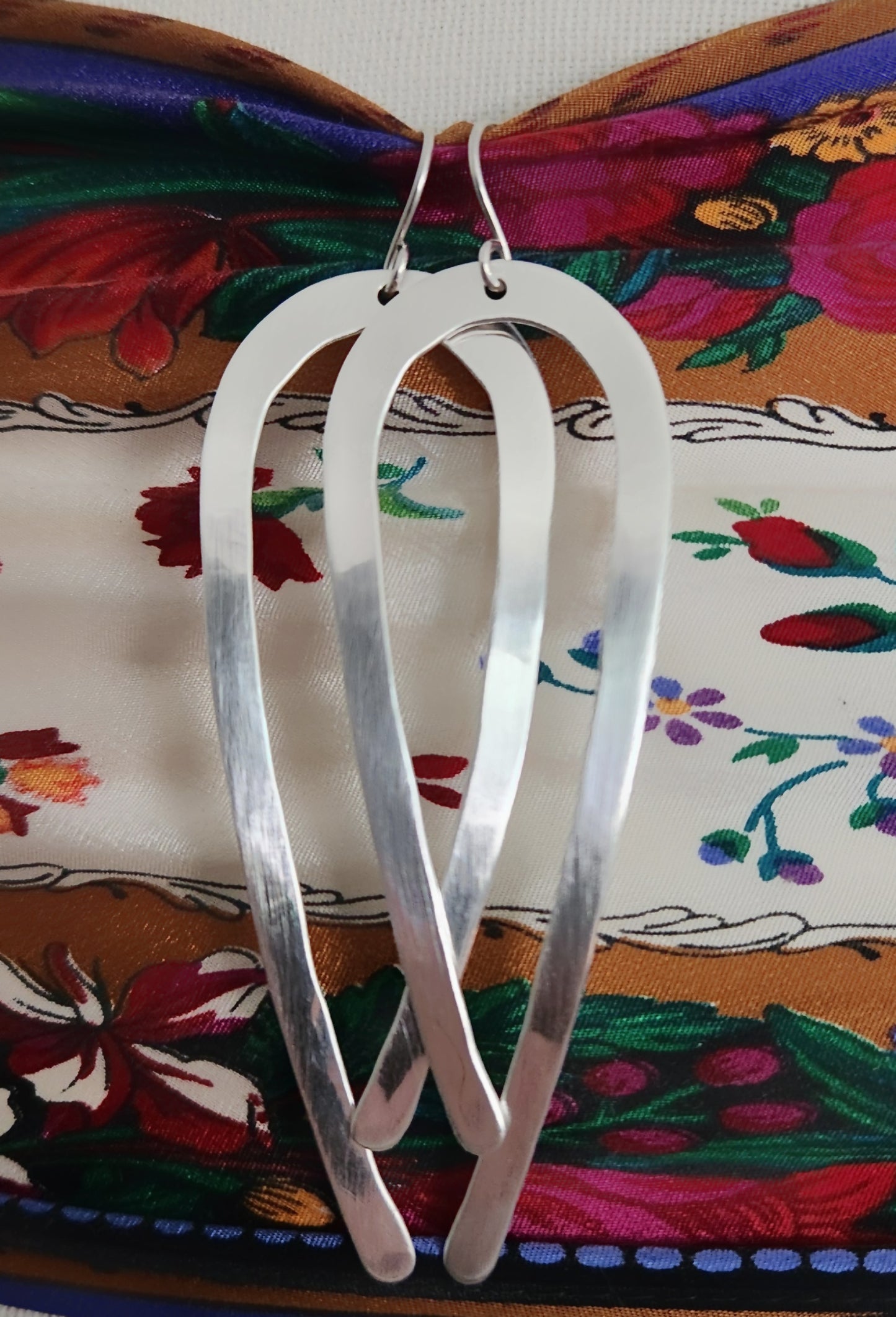Minimalist Sterling Silver Statement Earrings