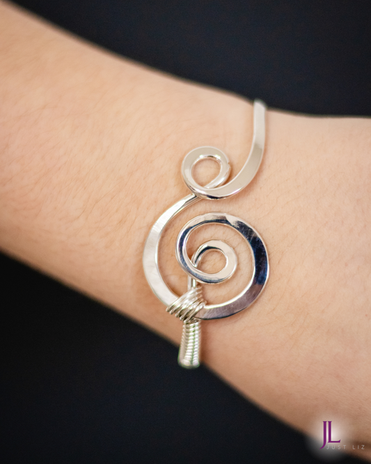 Sterling Silver Treble Clef Bracelet