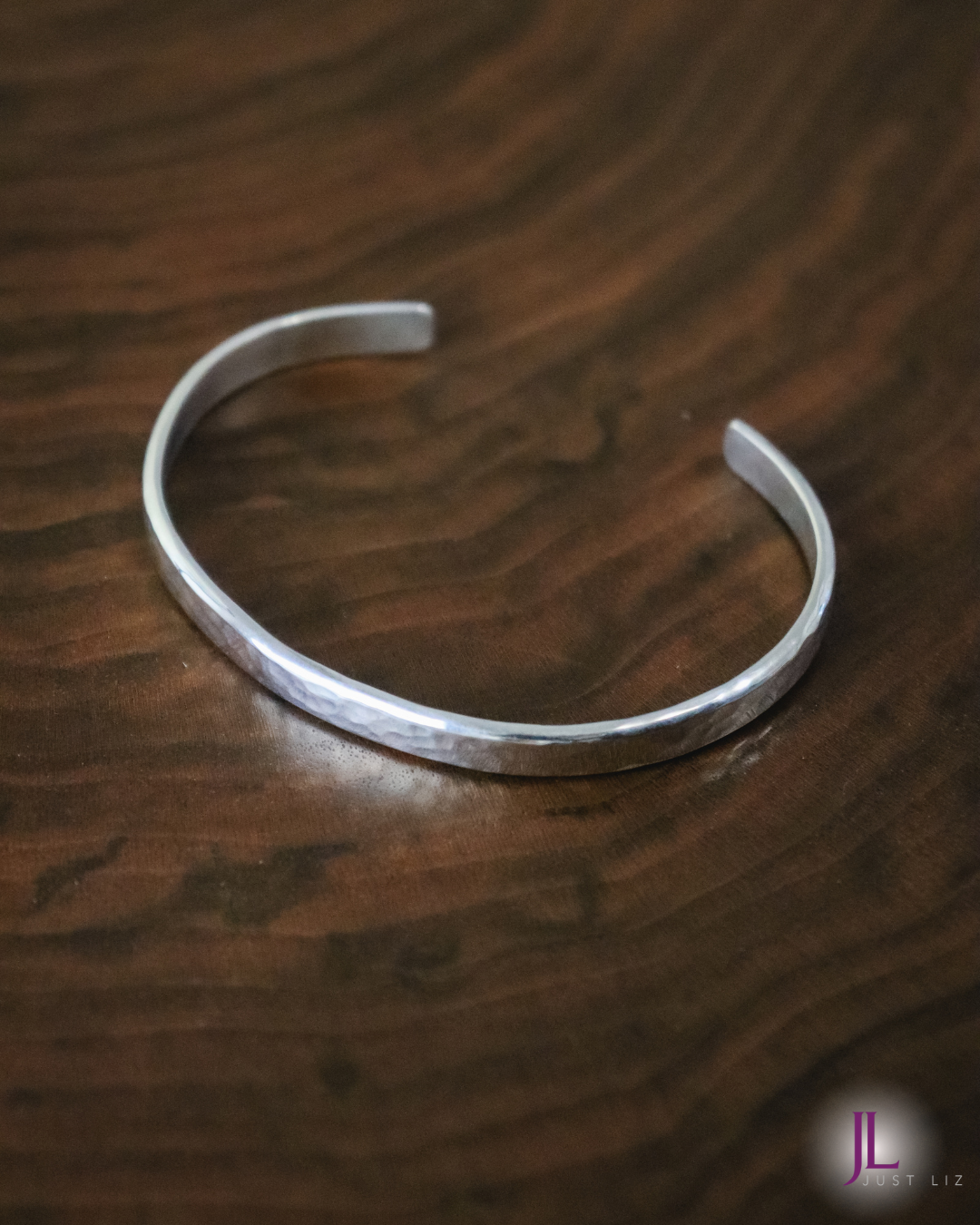 Sterling Silver Hammered Cuff