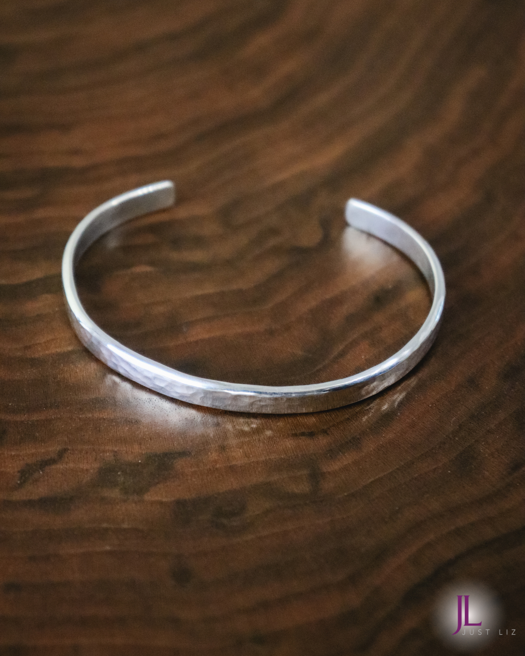 Sterling Silver Hammered Cuff