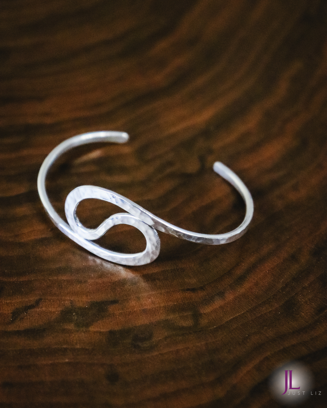 Sterling Silver Symmetrical Swirl Bracelet