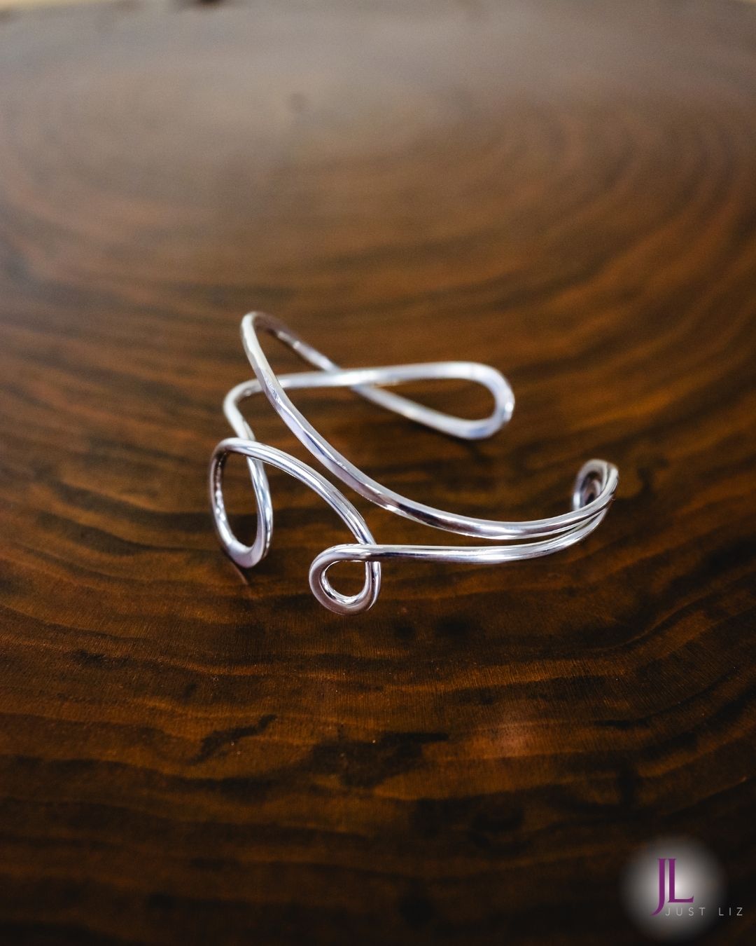 Sterling Silver Double Loop Bracelet