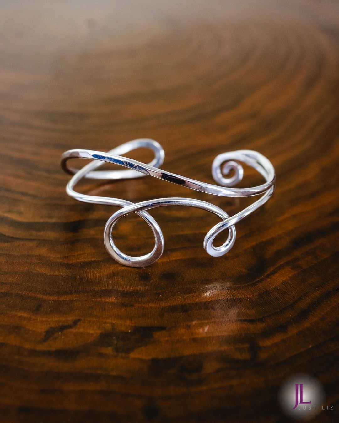 Sterling Silver Double Loop Bracelet
