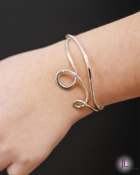 Sterling Silver Double Loop Bracelet