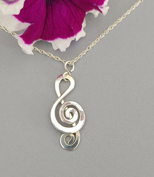 Treble Clef Pendant