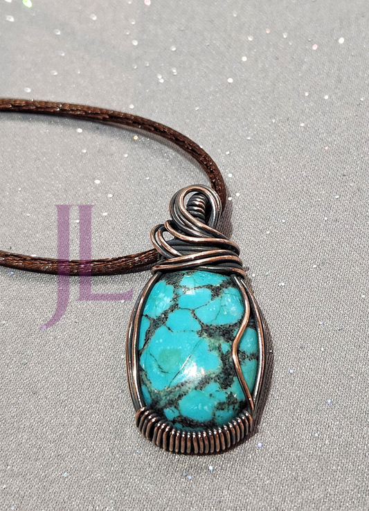 Oval Turquoise Pendant