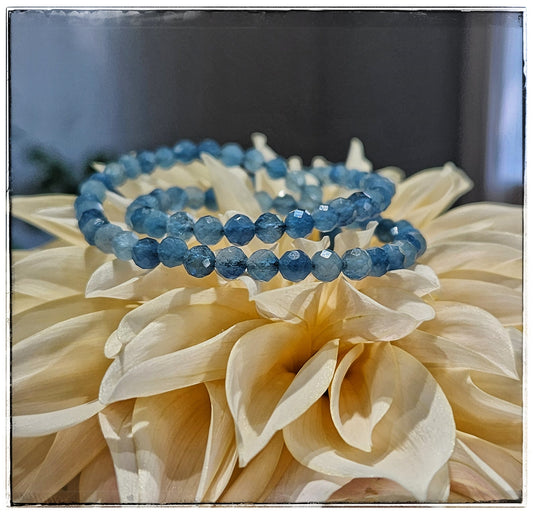 Aquamarine Beaded Necklace
