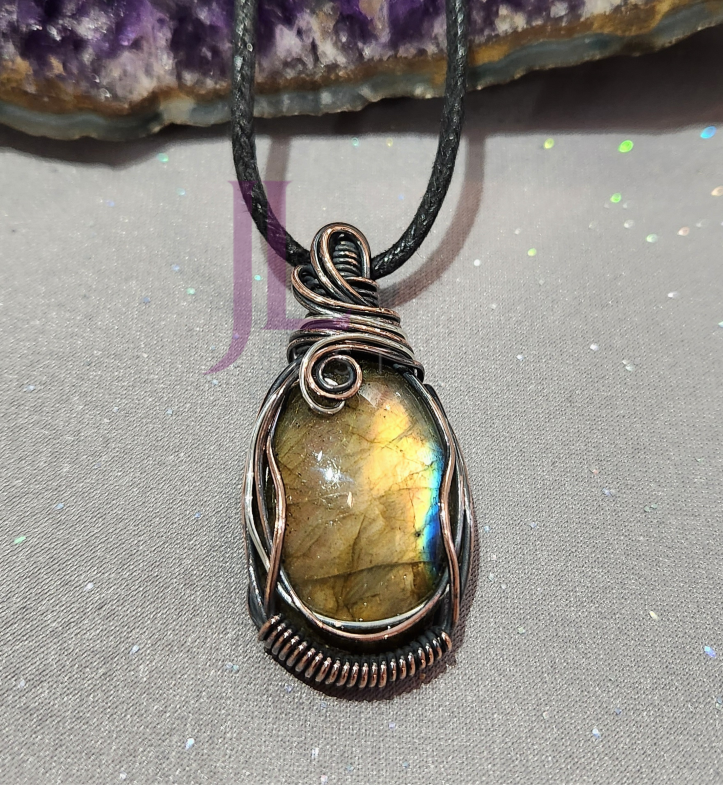 Labradorite Wrapped Pendant